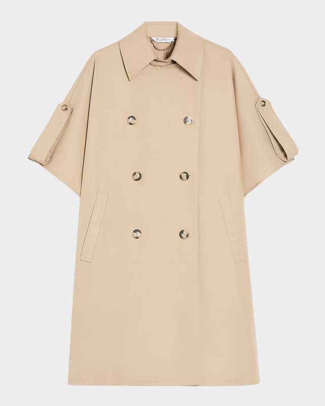 Finezza Button-Front Cotton Cap